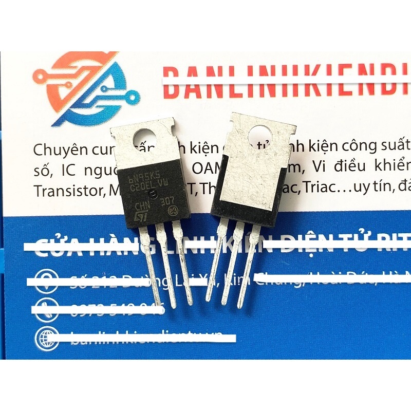 Transistor MOSFET N-CH STM STD5N95K5 - 950V 3.5A, Boîtier DPAK, Neuf (1 Pièce)