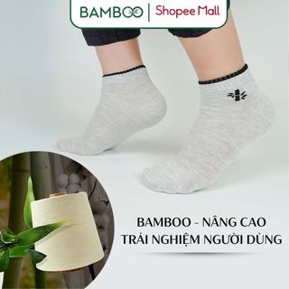 Tất sợi tre cổ thấp Bamboo cao cấp phù hợp chơi thể thao, khử mùi, thấm hút mồ hôi cho cả nam nữ