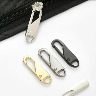 MÓC KHÓA KÉO THAY THẾ KIM LOẠI SET 5 CÁI – ZIPPER PULLER SỬA KHÓA KÉO 5 GIÂY KHÔNG CẦN THÁO KHÓA