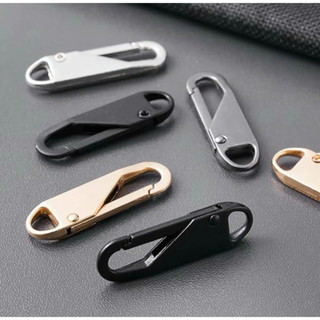 MÓC KHÓA KÉO THAY THẾ KIM LOẠI SET 5 CÁI – ZIPPER PULLER SỬA KHÓA KÉO 5 GIÂY KHÔNG CẦN THÁO KHÓA