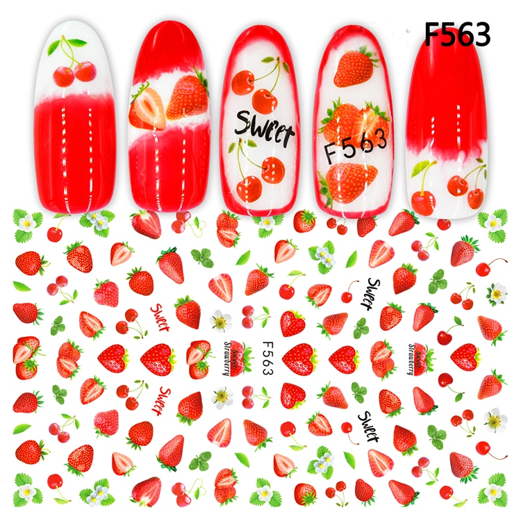 Sticker dán móng tay Fruit Mã F248, F563