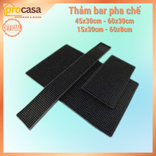 Thảm Bar Cao Su Quầy Pha Chế - thảm bar chống trượt cao cấp 60x30 - 45x30 - 30x15 - 60x8cm