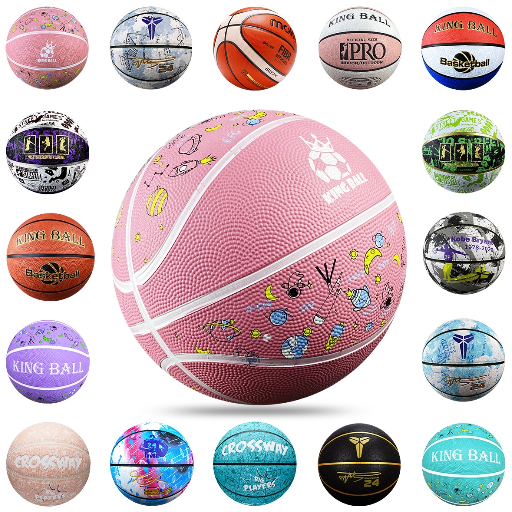 Banh Bóng Rổ King Ball Cao Su Da Size Số 5 6 7 Chính Hãng Bóng Rổ Trẻ ...