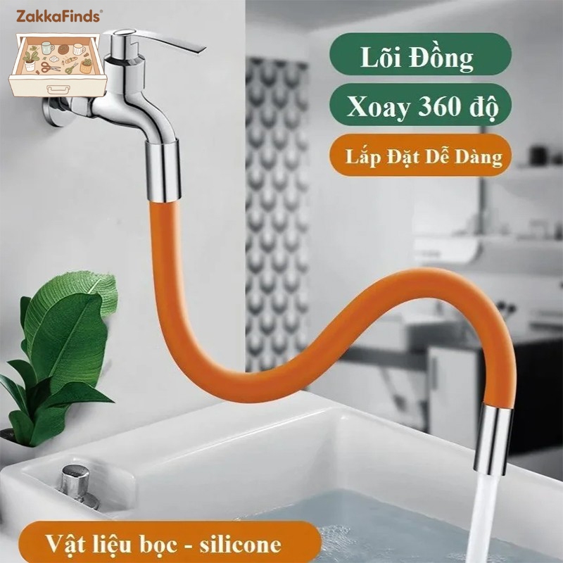 Ống Nối Dài Vòi Nước Linh Hoạt Có Thể Quay 720° Theo Mọi Hướng