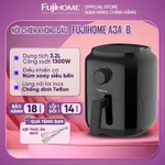 Nồi chiên không dầu 3.2L Nhập Khẩu Fujihome tự ngắt, Nồi chiên mini ko dầu cơ tự ngắt 3.2 lít chống dính cao cấp — ảnh 1