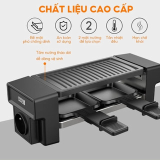 Bếp Nướng Điện Không Khói Mặt Đá Lebenlang LBL1933 Công Suất 450W Bề Mặt Chống Dính Tản Nhiệt Đều