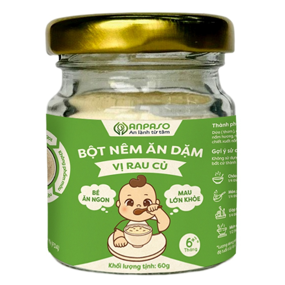 Nêm ăn dặm Anpaso cho bé từ 6 tháng tuổi