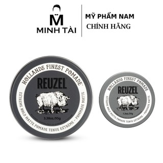Sáp Vuốt Tóc Nam REUZEL Extreme Hold Matte - Hàng Chính Hãng