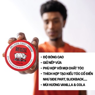[ Full Size ] Sáp Vuốt Tóc Nam REUZEL Red Pomade