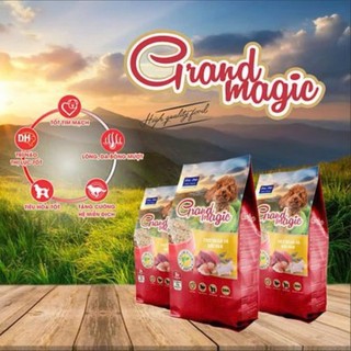Hạt GrandMagic dành Cho Chó Từ 3 Tháng Tuổi Vị Bò Gà & Hải Sản 1kg Bổ Sung Dinh Dưỡng Pro-Pet