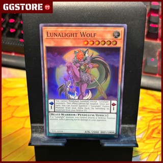 [ Bài Yugioh Chính Hãng ] CR08-AE036 Lunalight Wolf - Super Rare