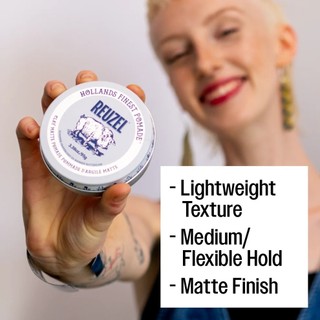 [ Full Size ] Sáp Vuốt Tóc Nam REUZEL Clay Matte Pomade
