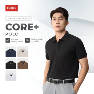 Áo polo nam CANIFA cộc tay cổ bẻ DQ 8TP25A005