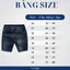 QUẦN JEAN NAM - -QUẦN BÒ NGẮN - MÀU XANH ĐẬM, THỜI TRANG VẢI DENIM COTTON, TRẺ TRUNG