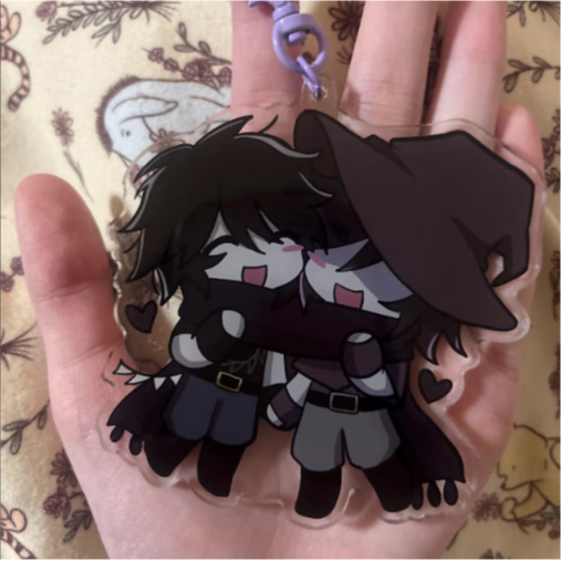 PREORDERS- forsaken Azuretime 3.5” keychains