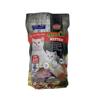 Hạt Cho Mèo Pro-Cat Kitten Khỏe Da Mướt Lông Miễn Dịch , Cho Mèo Từ 2-12 Tháng Tuổi Pro-Pet