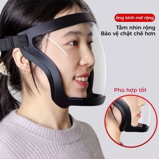 Mặt nạ bảo vệ trong suốt chống bụi, chống khói dầu, chống gió, chống va đập, chống sương mù, mặt nạ bảo vệ mũ hàn và mài