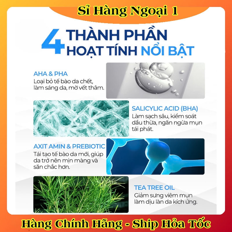Tẩy da chết Compliment No Problem TDC với BHA giúp da láng mịn, giảm mụn, mờ thâm 80ml/150ml của Nga