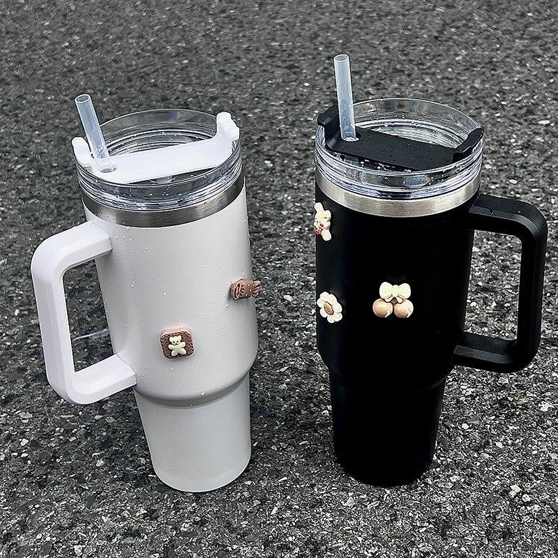 Cốc giữ nhiệt PITI dung tích 1200ML ly giữ nhiệt inox 304 cao cấp có tặng kèm ống hút và tay cầm | BigBuy360 - bigbuy360.vn