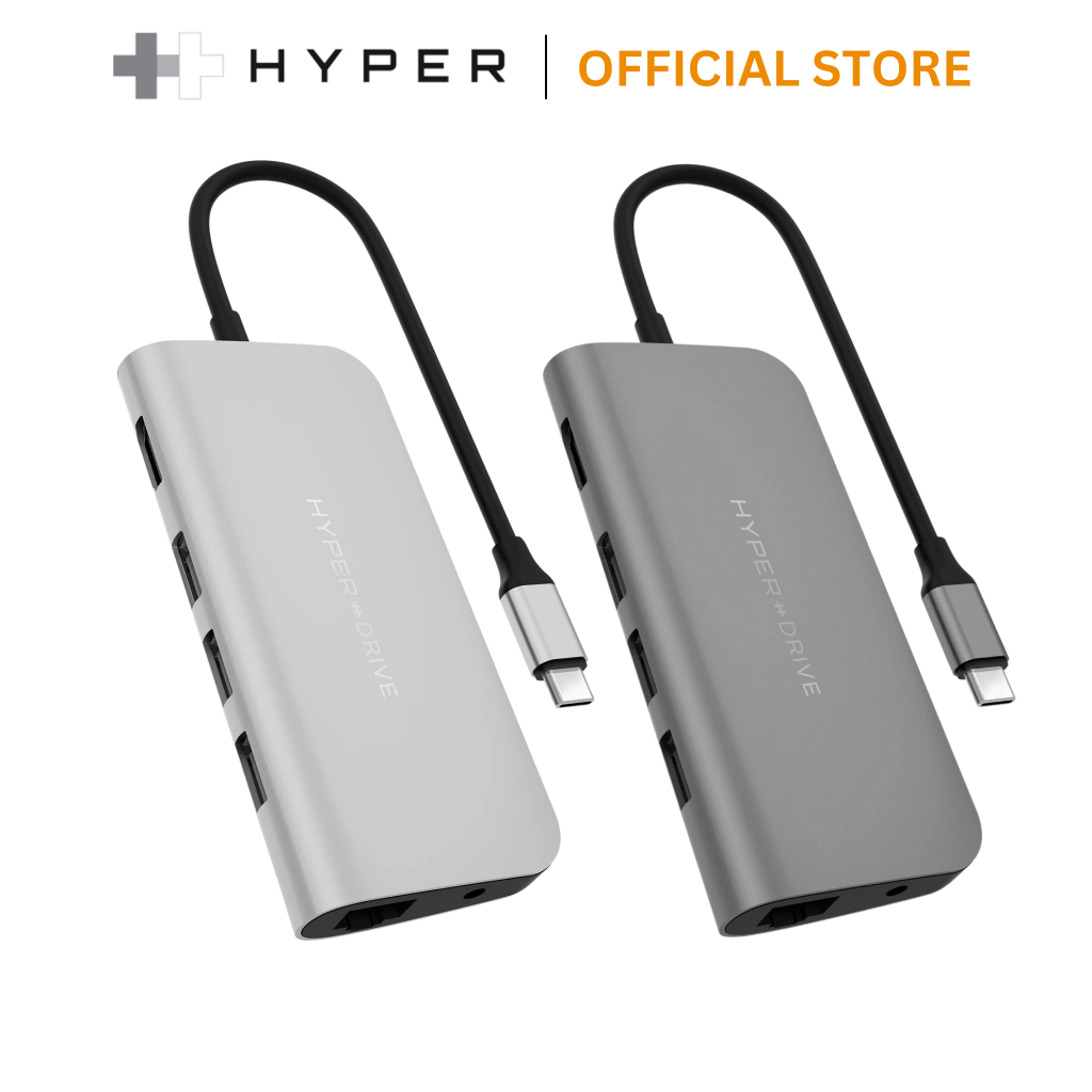 Hub chuyển đổi 9-in-1 Hyper Drive Power USB-C cổng chuyển cho Macbook ...