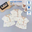 Set 3/5 Bộ Cộc Tay Sơ Sinh Tăm Lạnh Vạt Chéo LT in hoạ tiết mềm mịn Cho Bé Trai Gái 3-9kg Đậu Đậu Store