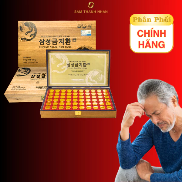 Viên Uống An Cung Ngưu Hoàn Tăng Cường Sức Khỏe Hàn Quốc Samsung Gum Jee Hwan Hộp 60 Viên