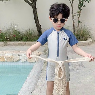 Đồ bơi liền thân bé trai họa tiết baby shark,bộ bơi Hello cá mập 7- 28kg