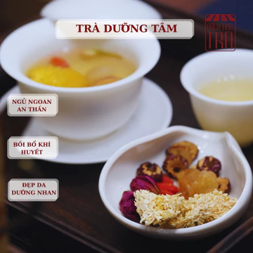 [Gói lẻ] Trà dưỡng tâm 5 vị Bách Hóa Trà 1990s trà thảo mộc an thần, ngủ ngon