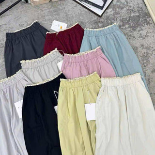 Quần Baggy Thụng Phối Cạp Chất Liệu KaKi Gió Siêu Thoáng Mát, Dễ Dàng Phối Đồ ELEGANTE