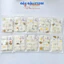 Khăn Sữa Xô Muslin Cho Bé Sơ Sinh 2 lớp cao cấp mềm mại và an toàn cho da bé - KT 28x28cm Đậu Đậu Store