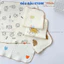 Khăn Sữa Xô Muslin Cho Bé Sơ Sinh 2 lớp cao cấp mềm mại và an toàn cho da bé - KT 28x28cm Đậu Đậu Store