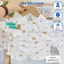 Set 3/5 Bộ Cộc Tay Cài Vai Trắng Thun Lạnh in hoạ tiết cho bé trai gái size 4-14 kg MD-CV08 Đậu Đậu Store