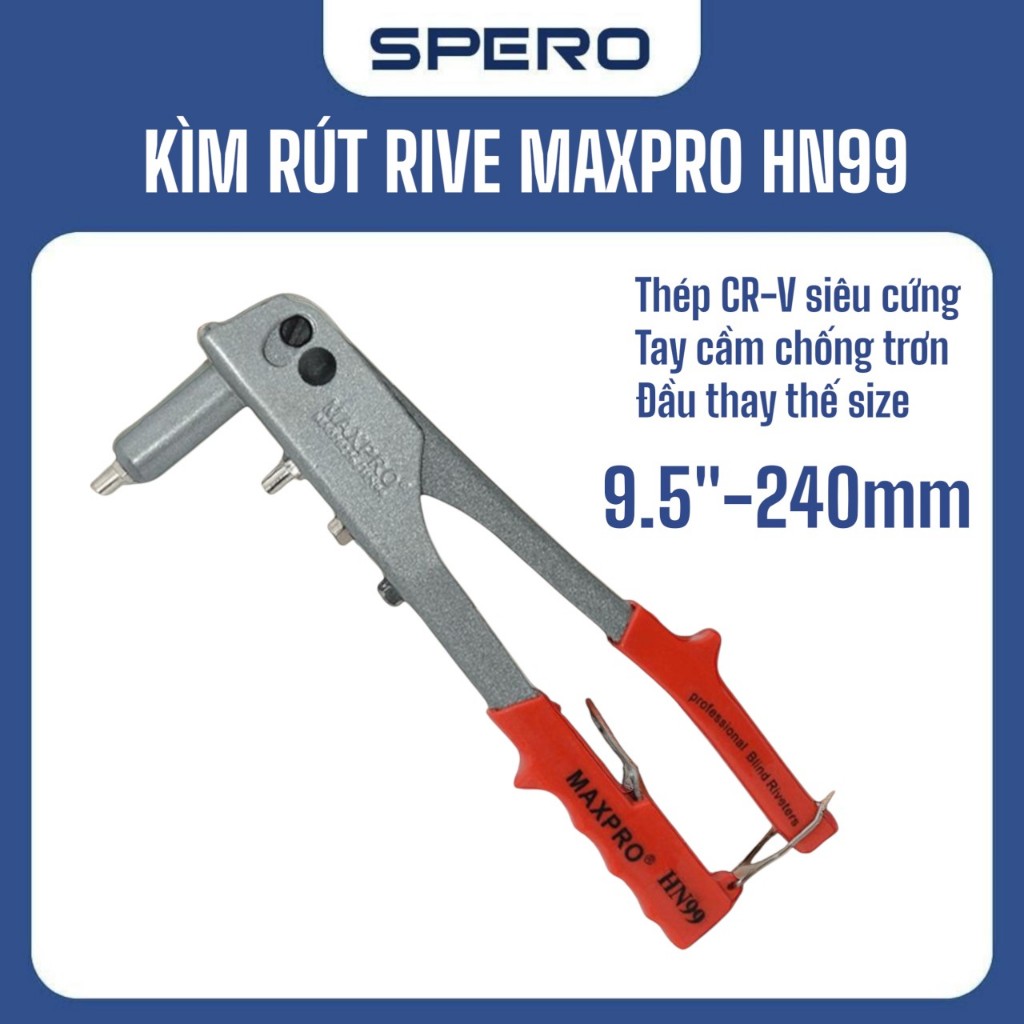 Kìm Rút Đinh Rive MAXPRO HN99 10.5''-265mm Thép Hợp Kim Siêu Cứng Bền ...