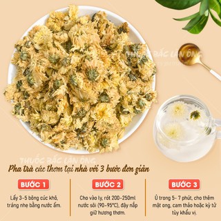 Cúc thơm rời khô 100g, bông cúc thơm, nguyên liệu nấu nước sâm, pha trà hoa, thanh nhiệt, giải khát