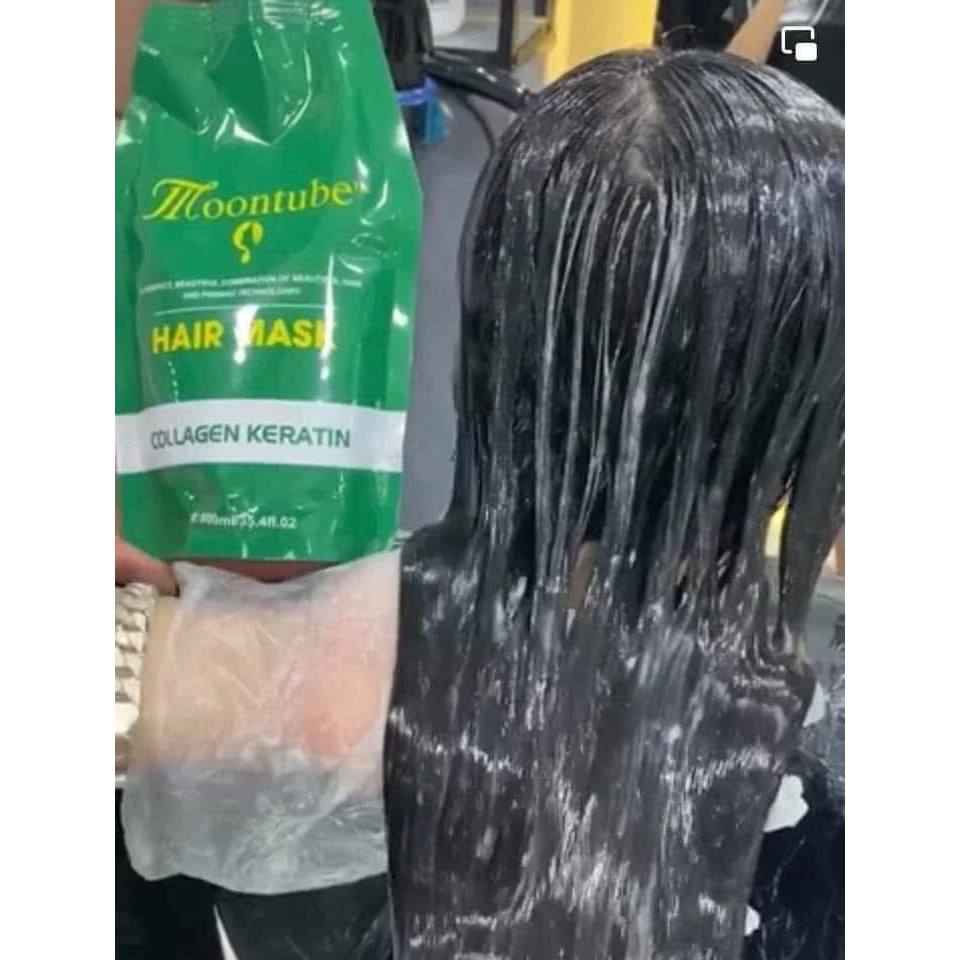 Hấp túi phục hồi mềm mượt chuyên sâu Moontube 500ml