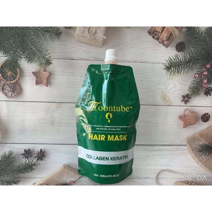 Hấp túi phục hồi mềm mượt chuyên sâu Moontube 500ml