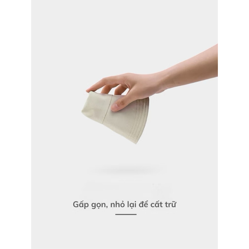 Mũ nữ vành cụp hở chóp cotton mềm mại , phụ kiện thời trang nữ
