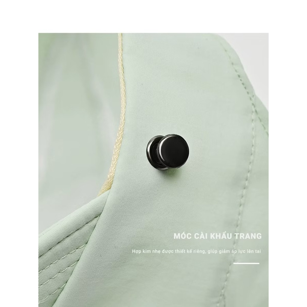Mũ nữ vành cụp hở chóp cotton mềm mại , phụ kiện thời trang nữ