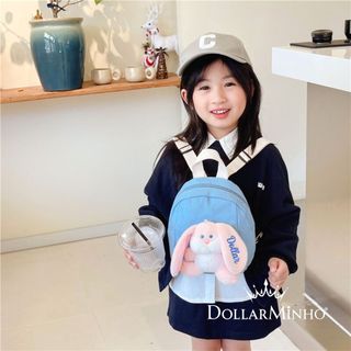 ( Thêu Tên ) Balo Mini Tai Thỏ Cho Bé 0 đến 5 Tuổi Nhỏ Gọn, Dễ Thương Mang Đi Chơi, Đi Du Lịch