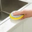 Miếng Rửa Chén Tròn 2 Mặt Có Xốp Và Nhám - Cọ Chà Xoong 2 Mặt Lưới Cứng Cáp - MIẾNG CỌ BỌT BIỂN NHÀ BẾP 2IN1