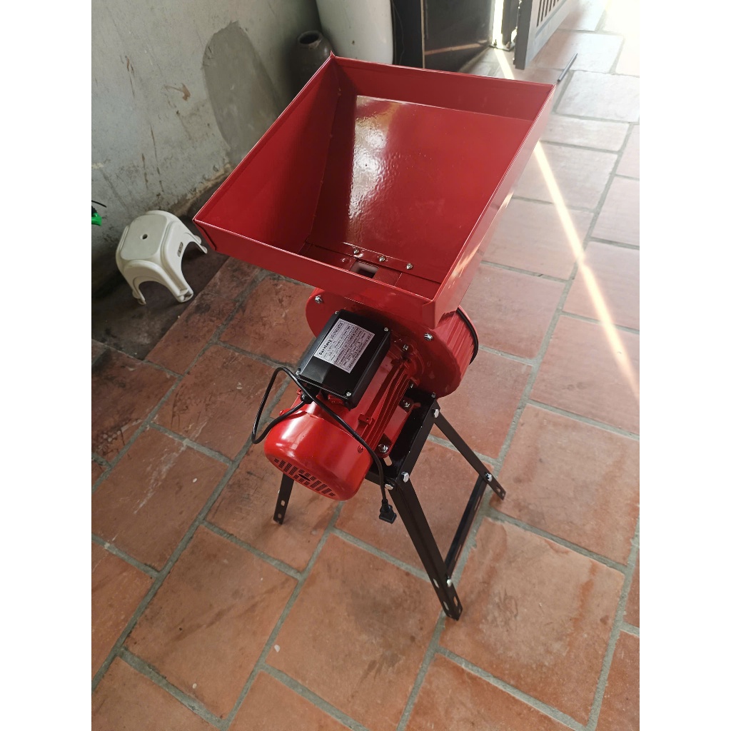 Bộ máy nghiền ngô mịn ngô ,gạo ,sắn khô ,máy nghiền vỡ 3-4 mảnh trong gia đình kèm có mô tơ  mini tiện lợi bh 6 tháng