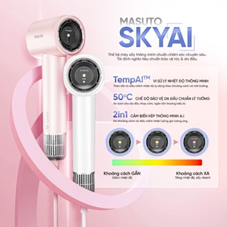 Máy sấy tóc ion âm Masuto SkyAI cảm biến tự động điều chỉnh nhiệt bảo vệ tóc bảo hành 24 tháng
