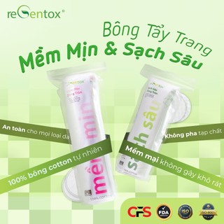 [COMBO 5] Túi Bông Tẩy Trang MỀM MỊN reGentox 120 miếng/túi + TẶNG 3 PHẦN QUÀ HẤP DẪN