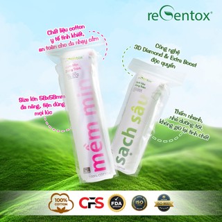 [COMBO 5] Túi Bông Tẩy Trang MỀM MỊN reGentox 120 miếng/túi + TẶNG 3 PHẦN QUÀ HẤP DẪN