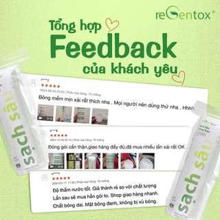 [COMBO 5] Túi Bông Tẩy Trang MỀM MỊN reGentox 120 miếng/túi + TẶNG 3 PHẦN QUÀ HẤP DẪN