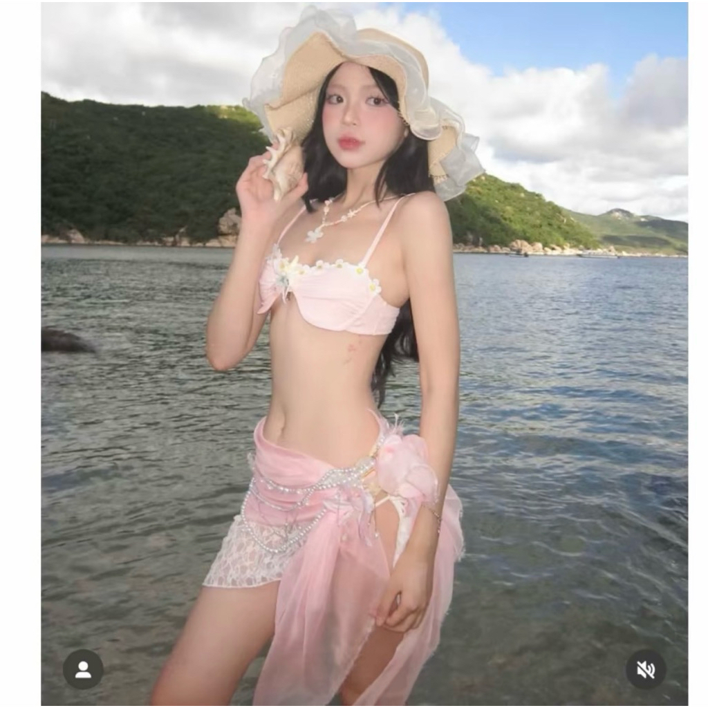 529 - SET BIKINI ĐI BIỂN HOTTREND MÙA HÈ 2025 CUSTOM CHUẨN CHỈNH