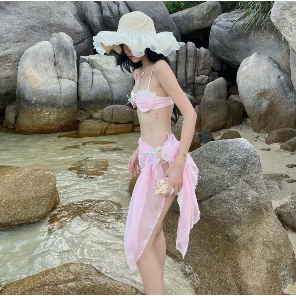 529 - SET BIKINI ĐI BIỂN HOTTREND MÙA HÈ 2025 CUSTOM CHUẨN CHỈNH