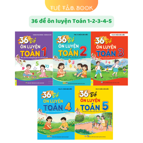 Sách - 36 đề ôn luyện Toán 1 + 2 + 3 + 4 + 5 (ND)