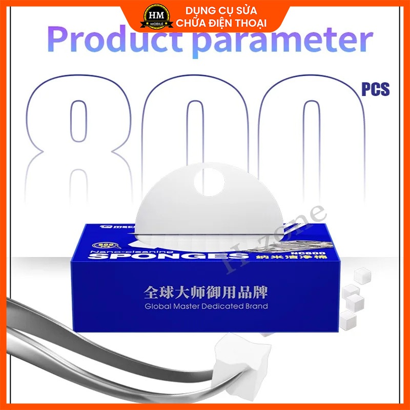 Bông xốp vệ sinh bảng mạch điện thoại MECHANIC NC800 (800 miếng)