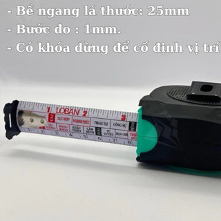 Thước Cuộn Đo GUXIN Đủ Size 3m 5m 7.5m 10m – Bản 1 Mặt Thường & 2 Mặt Phong Thủy